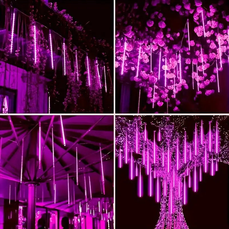 1pack Lumières De 8 Tubes RGB