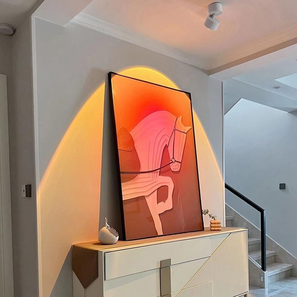 إضاءة الغروب... سرّ الدفء والجمال في صالونك